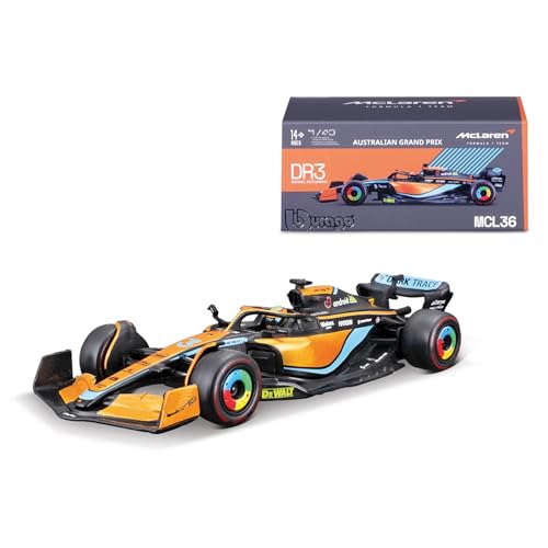 Bburago 1:43 Race McLaren Racing MCL36 (2022) miniatura 5