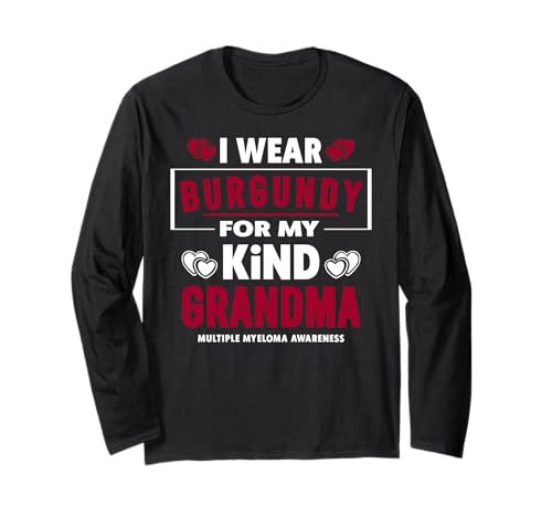 I Wear Burgundy For My Grandma - ����Myeloma Awareness ����T�V���c