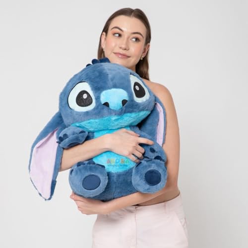 Image of ADORA Stitch Soft Toy for Kids Cuddly Alien Soft Toy with Floppy Ears, Big Size 55 cm Dark Blue Lovable and Huggable Plush Soft Toy, Stitch Plush Toys Cute and Comfortable Stuffed Animal Soft Toy