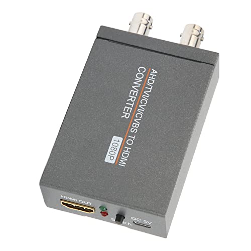 Yosoo Health Gear BNC zu HDMI Konverter, Full HD 720p 1080p 3MP 4MP 5MP 8MP, AHD TVI CVI CVBS Video Adapter für HDTV DVR