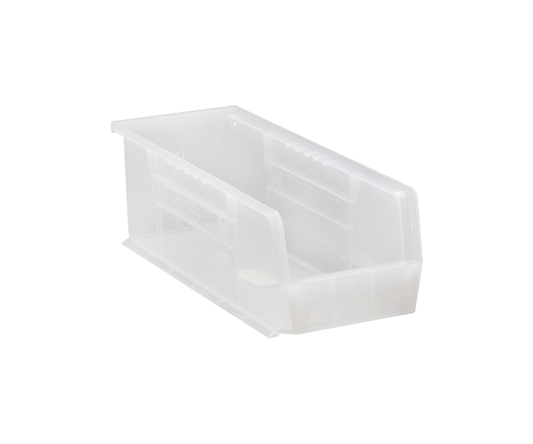 Ultra Hang & Stack BIN transparente 14-3/10.2 cm x 5-1/5.1 cm x 12.7 cm