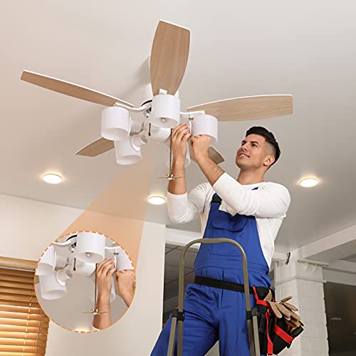 16 PCS Ceiling Fan Balancing Kit - 4 Clips & 12 Self-Adhesive Weights To Stop Wobble & Noise