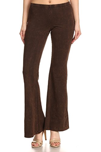 Women's Bell Bottoms Flared Yoga Stretch Pants Tie Dye High Waist2