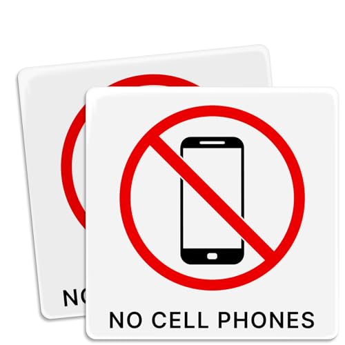 Panneau No Cell Phones pour stopper les nuisances sonores des mobiles