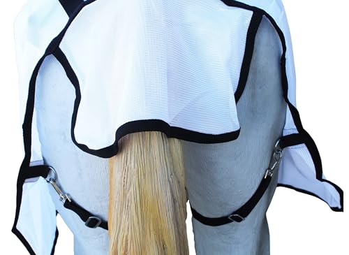 Image of 84 inch Horse Mesh Light Weight Summer Sheet Spring Airflow White 73408B