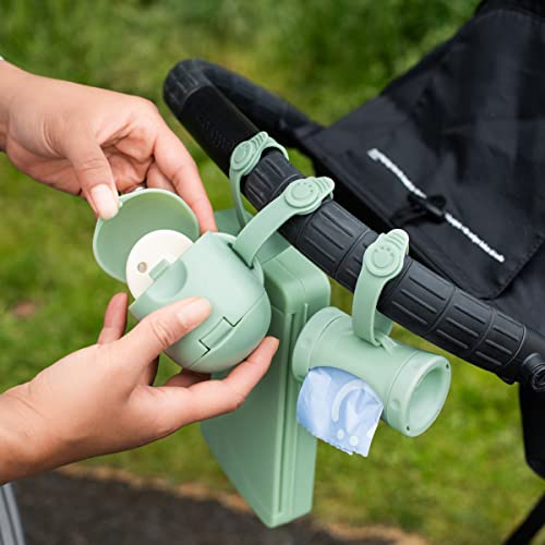 Ubbi OnTheGo Dual Pacifier Holder, Keep's Baby's Binkies Clean and