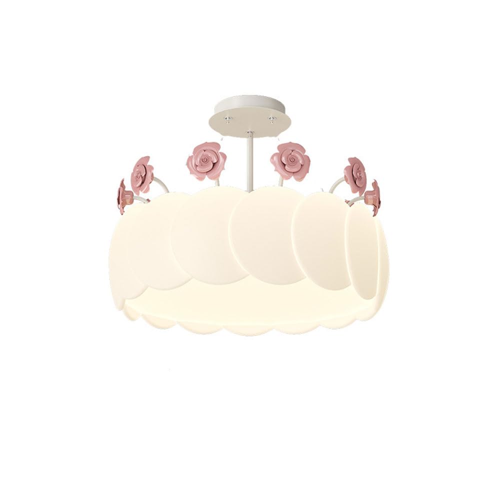 Plafonnier LED encastré en verre laiteux 72W à 3 couleurs de lumière pour salon et cuisine