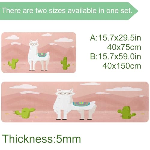 Alfombrillas de cocina de alpaca ideales para pasillo y lavandería 4