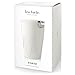 Tea Forte Kati Cup Forte White, Ceramic Tea Infuser Cup with Infuser Basket and Lid for Steeping Loose Leaf Tea