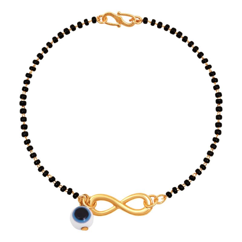 See full amazon price history chart for Mahi Gold Plated Evil Eye & Infinity Mangalsutra Bracelet for Women (BR1101066G) Mahi Gold Plated Evil Eye & Infinity Mangalsutra Bracelet for Women (BR1101066G) (B0D49PW7NW) Amazon Price History, Amazon Price Tracker