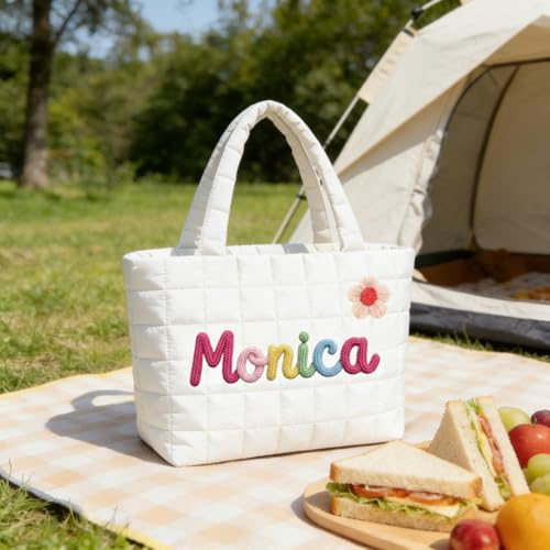 Bolso acolchado de viaje personalizado para mamá miniatura 3