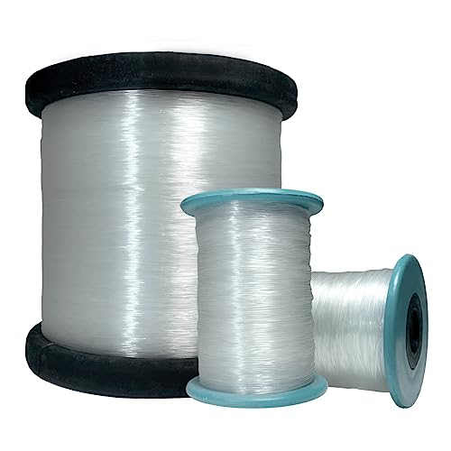 Fil de nylon transparent 1 mm (200g) pour couture et bricolage