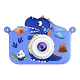 Kinderkamera, Weihnachten, Geburtstagsgeschenke, Kinder-Digital-Video-Camcorder-Kamera mit weicher Silikonschale, einfache Bedienung, langlebiges Design für kreatives Spielen und alltägliche Abenteuer