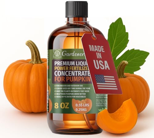 Liquid Power Pumpkin Fertilizer - Professional Liquid Plant Food for Pumpkin - Fast-Acting...