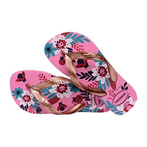 Havaianas Women's Slim Organic Flip Flop Sandals, Floral Design4