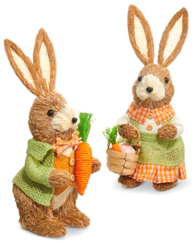 Thebridgecollection11browneasterbunnyfigurinesetsetof2pasteleasterdecorationsbrownbunnyfigurineseteasterbunnyset Urban Country Home Decor The bridge collection 11 brown easter bunny figurine set set of 2 pastel easter decorations brown bunny figurine set easter bunny set urban country home decor