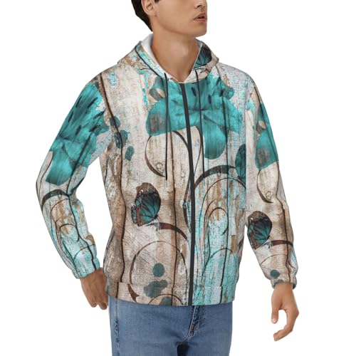 Sweat à capuche bleu sarcelle pour homme solution confort contre le froid léger