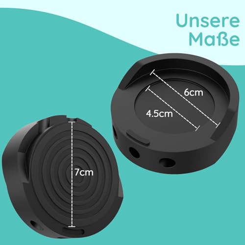 Schwingungsdämpfer Waschmaschine [4 Stück] – Waschmaschine Vibrationsdämpfer/Anti Vibration Füße – Gummifüße Waschmaschine, Waschmaschinen Dämpfer & Unterlage gegen Rütteln, rutschfest & leise