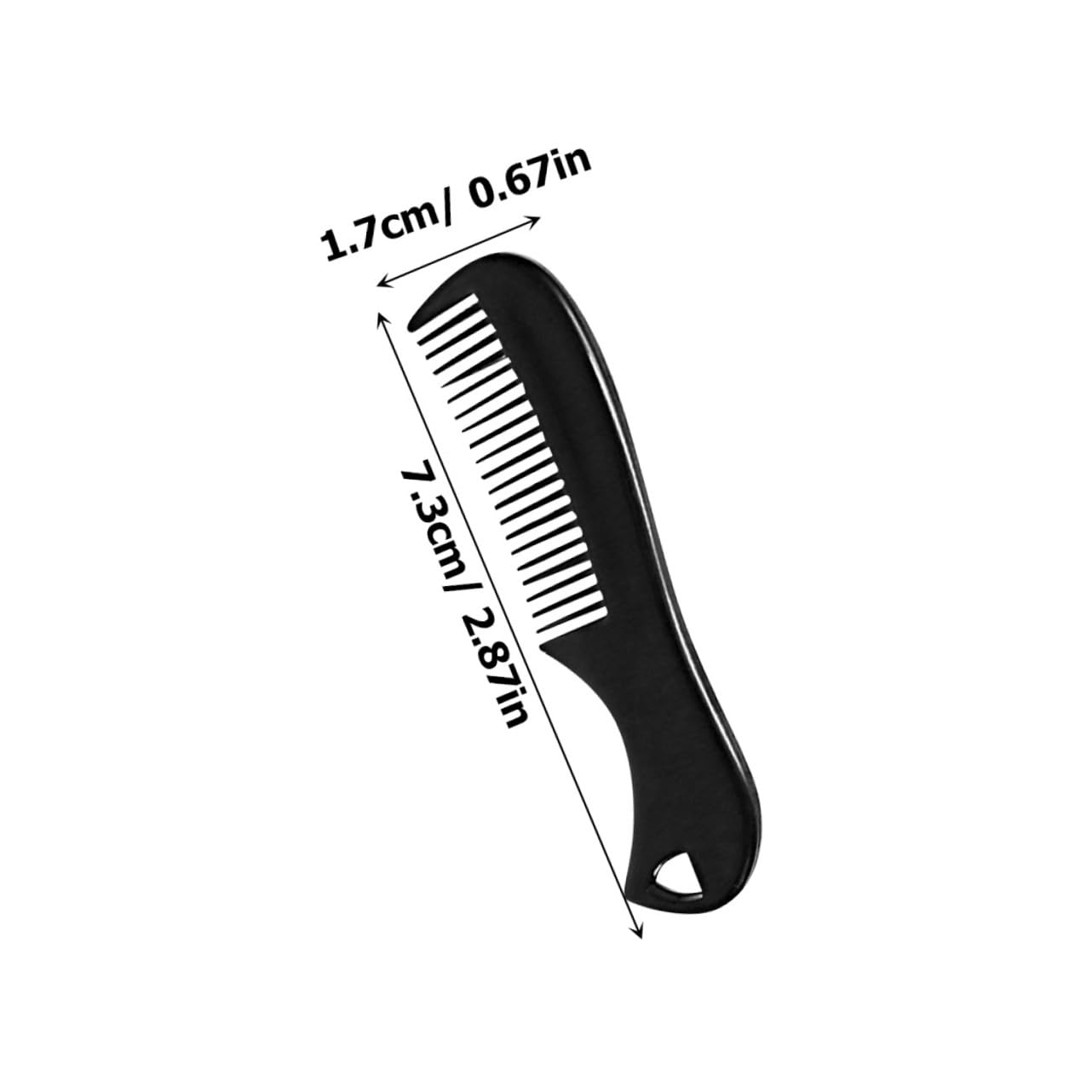 Healeved 50pezzi Pettine Da Viaggio Per Barba Da Design Compatto e Pratico Accessorio Per Della Barba Per Uso Quotidiano e Movimento