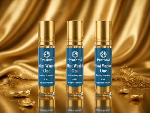 Image of Most Wanted One Attar Roll-On Perfume Oil 8 ml x 3 | Alcohol Free | Long Lasting Rich Fragrance | Men & Women | Pocket Size Travel Friendly Roll On | Daily Wear Fragrance - Pack of 3