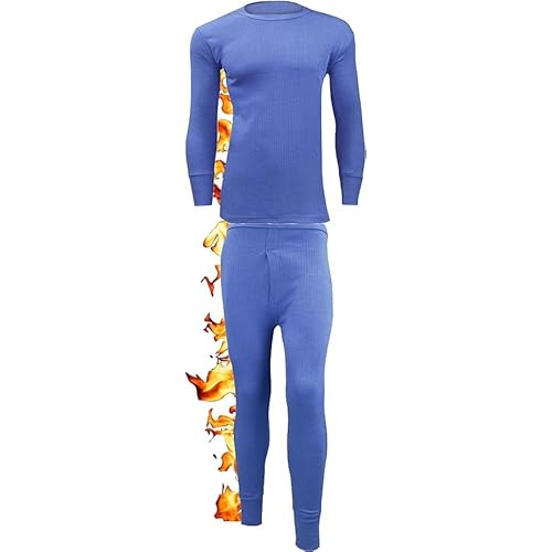 COSHAL® Mens Thermal Underwear Sets Tops & Bottoms Full Sleeve Top Vest & Long Johns Trousers Thermals Winter Men Set Base Layer Set (Top+ Bottom)
