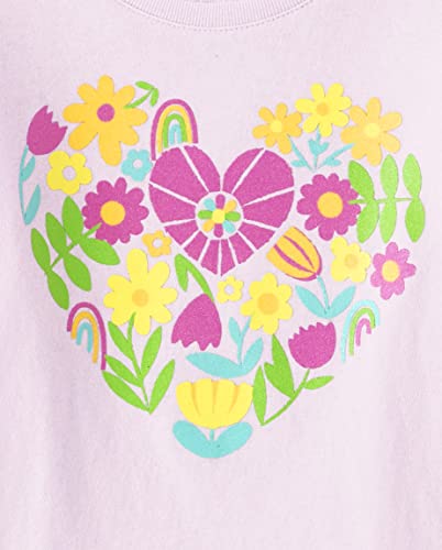 Image of The Children's Place Girls' Basic Short Sleeve Layering Tee