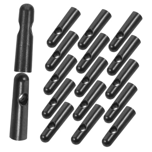 Toyvian 20個 属製傘尾ビーズ 耐久性に優れた折りたたみ傘用修理パーツ 傘骨カバー交換用 小型テールビーズ 傘修理アクセサリー