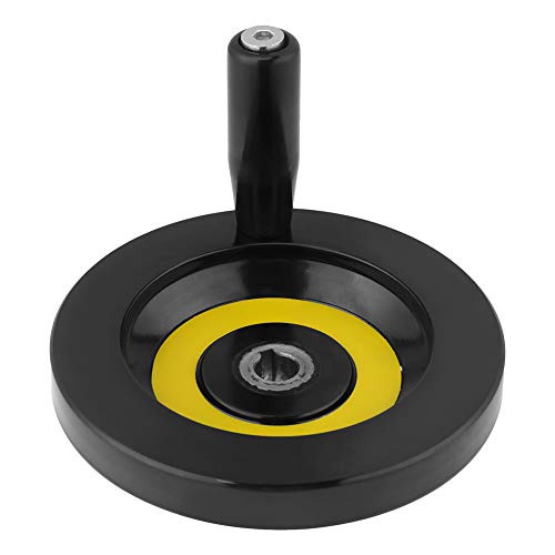 Lathe milling Hand Wheel Revolving Handle Hand Wheel Lathe Milling Machine Rear Ripple Hand Wheel with Revolving Handle Used in Hardwarehandle (12 * 125mm)