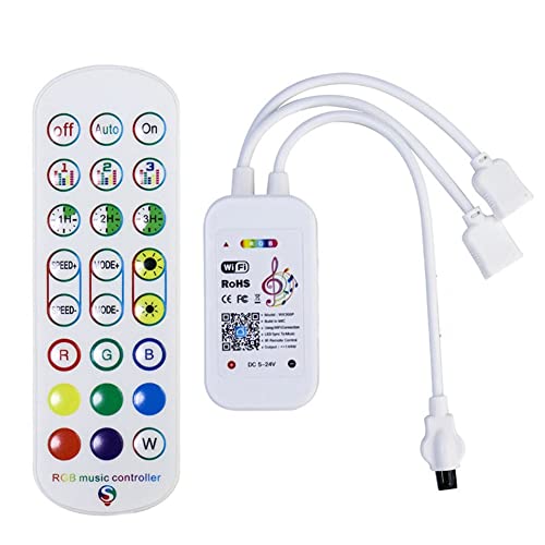Tuya Controller WiFi RGB voor LED-strips 3528 2835 5050 Controller RGB met afstandsbediening 24 toetsen