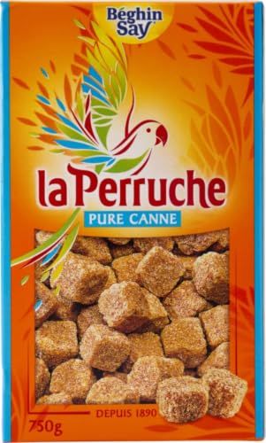 La Perruche y Béghin Say - La Perruche - Terrones de Irregulares de Azúcar Moreno - Caja con 8 unidades