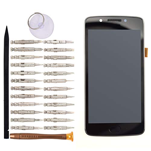 Image of LCD Touch Digitizer Screen Assembly with Frame Replacement for Motorola Moto G5 XT1676 Black
