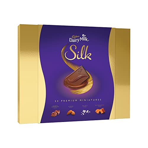 Image of Cadbury Silk Dairy Milk - Silk Miniatures Collection,240 Gram & Dairy Milk Chocolate Home Treats,126 Gram - Pack Of 4