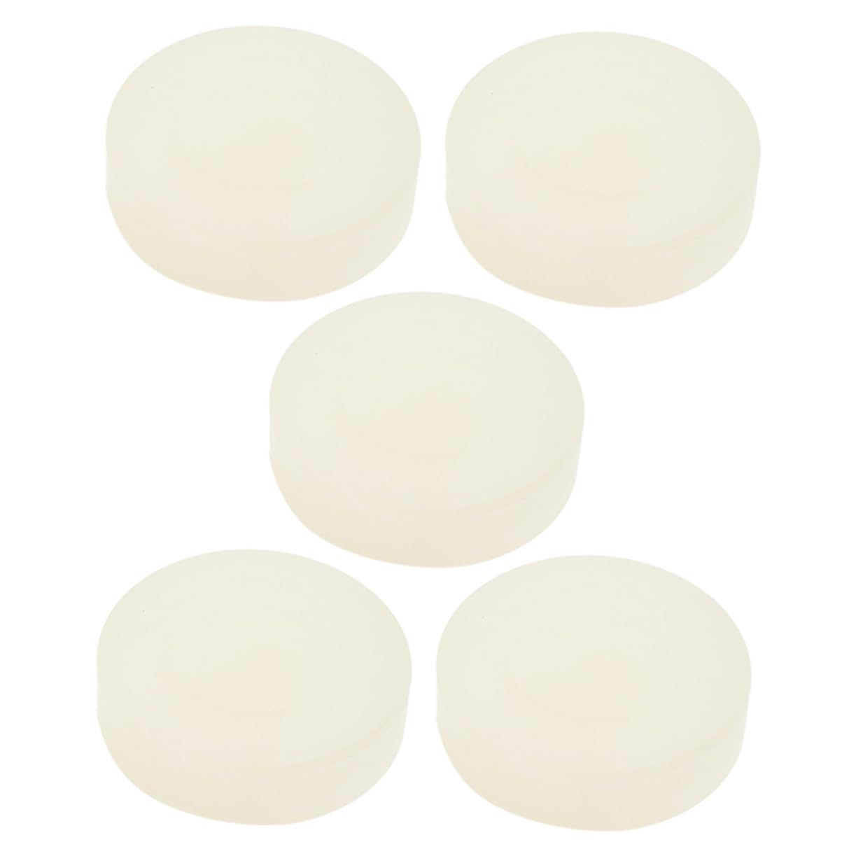 HANABASS 5pcs Hockey PVC Ice for Practice Rebounder Outdoor Hockey Accessory Reversible