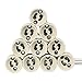 EACLL GU10 Bases para Lámparas, Casquillo Portalámparas Zócalo de Cerámica, Con Cable de Silicona de Calidad, Conector Para LED GU10 y Bombilla Halógena, Pack de 10