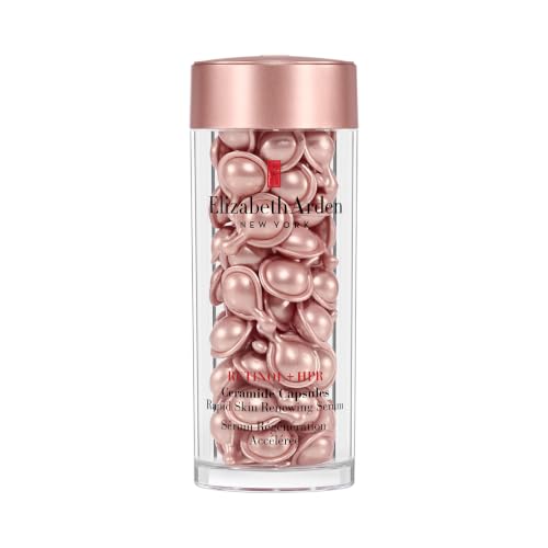 Elizabeth Arden RETINOL + HPR, Ceramide und Retinol Serum Kapseln, Reduzieren Mimikfalten und Falten, Verbessern die Hautfestigkeit, Einzeldosis, 60 Kapseln