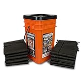 Quick Dam Grab & Go Flood Kit includes 5- 5ft Flood Barriers & 10- 2ft Flood Bags in Bucket