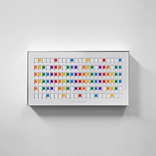 Vestaboard Message Board - Limited Edition White - Inspire from Anywhere with The Award-Winning 42” Split-Flap Display