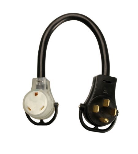 Coleman Cable 09554 Black 18" Rv Extension Cord #TOP7