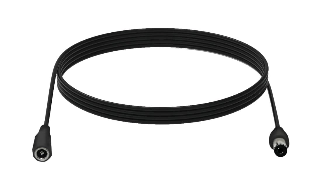 biOrb DC Light Extension Cable for LED Lighting & Air Pump, 2m / 6.5ft Long Black, Compatible with DC biOrb Aquariums & Accessories, Extends Cable for Convenient Setup, Easy to Use Fish Tank Equipment