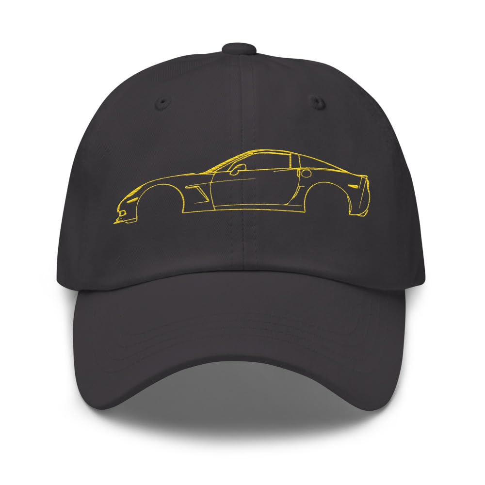 Giallo Sport Car C6 Sport Car Papà cappello