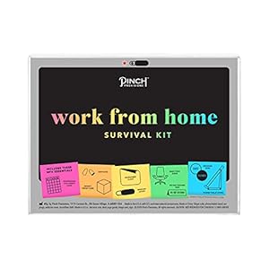 Pinch Provisions Work From Home Survival Kit, Includes 9 Essentials to Help you Stay on Task, Must-Have Essentials…