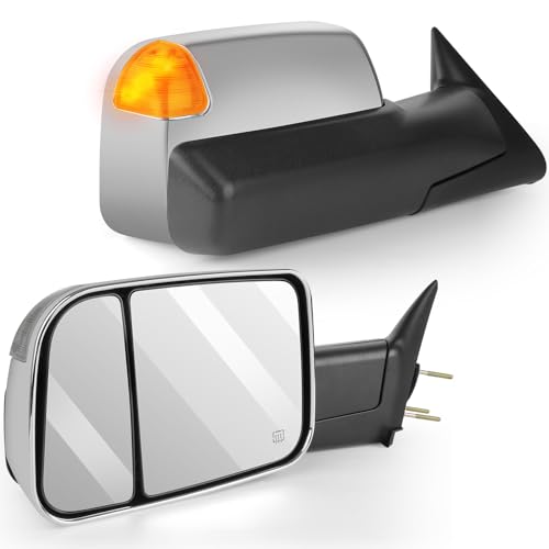 Image of ANPART Towing Mirrors Fit For Dodge For Ram-Variantion 20250924 (For 1998-2002 Dodge/Ram-Heated)