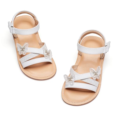 Image of GINFIVE Toddler Girls Sandals Girls Toddler Sandals Little Girls Kids Shoes