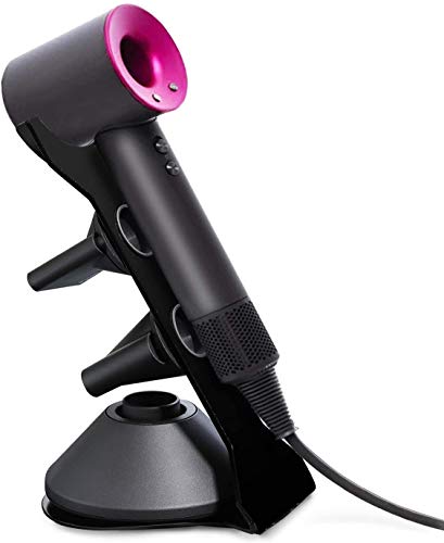 – Ständer für Dyson Supersonic Haartrockner Halterung Haartrockenhalter Organizer Fönhalter zum Abstellen (Schwarz)