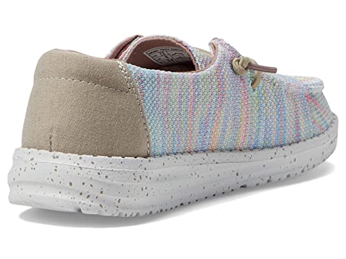 Image of HEYDUDE Youth Wendy Stretch Aurora White Multi 3