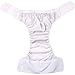 Wegreeco Adult Cloth Diapers One Size Fit All Ultra Absorbent - Reusable Diaper for Incontinence Adults Or Teen (White)