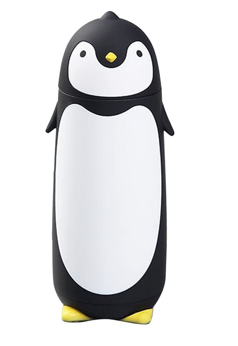 MVM Enterprise Penguin Shape Water Bottle ,Vacuum Flasks for Girls & Boys , Penguin Shaped Hot and Cold Water Bottle ,Cartoon Bottle for Kids Multicolor