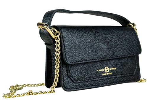 Image of Premium Italian Leather Handmade in Florence, Italy. Small Crossbody Bag for Women with a Detachable Strap Made in Italy