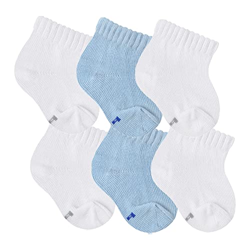 Kit Meia 6 Pares Bebês Recém Nascido RN Menino REF 4501, Tamanho 0 a 12 meses