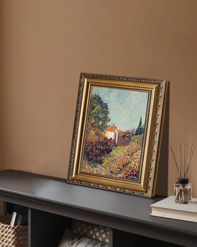 Paysage rustique KBKBART cadre doré pour mur vintage